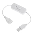 thumbnail image 2 of Cable USB 2.0 A macho a extensor de extensión hembra con interruptor encendido apagado Sunnimix Cable de cargador USB, 2 of 8