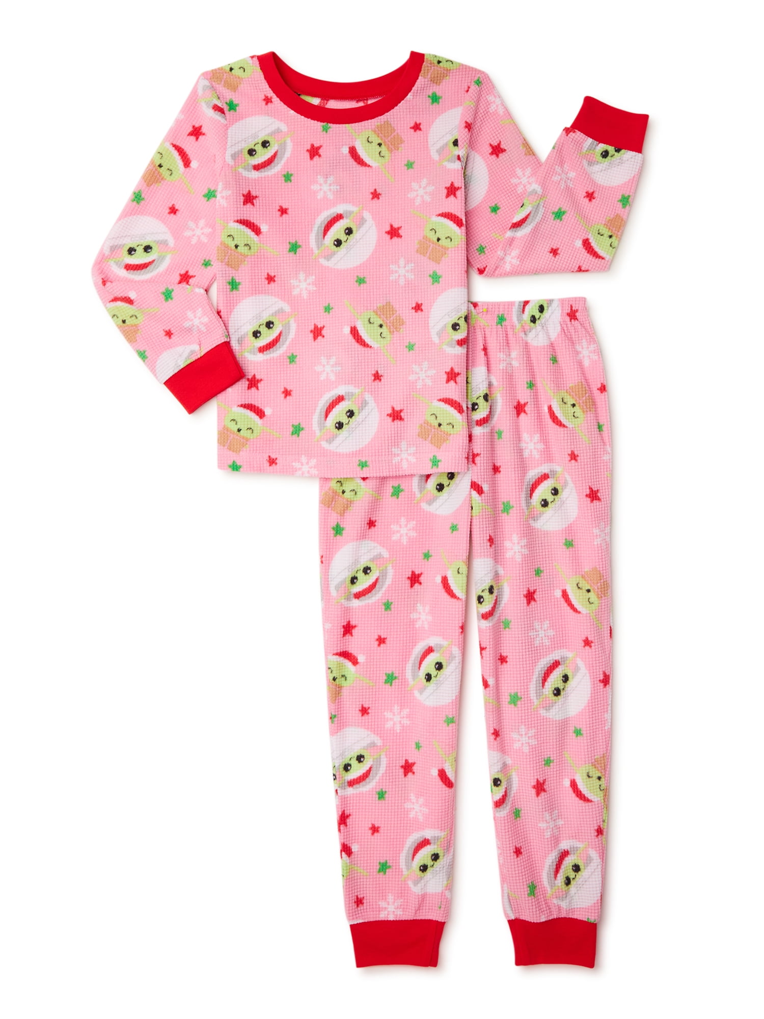 Brand New Minnie Mouse Girls 2 Pieces Pajama Set  Size 7/8 Long Sleeve Flannel 