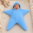 thumbnail image 2 of Baby Star Suit Halloween Starfish Bunting Romper Halloween Footie Jumpsuit Zip up Winter Warm Wearable Blanket (0-3 Months), 2 of 8