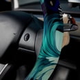 thumbnail image 5 of Mermaid 14.5 Inch Printing PVC Leather Steering Wheel Cover Auto Accessories, 5 of 6