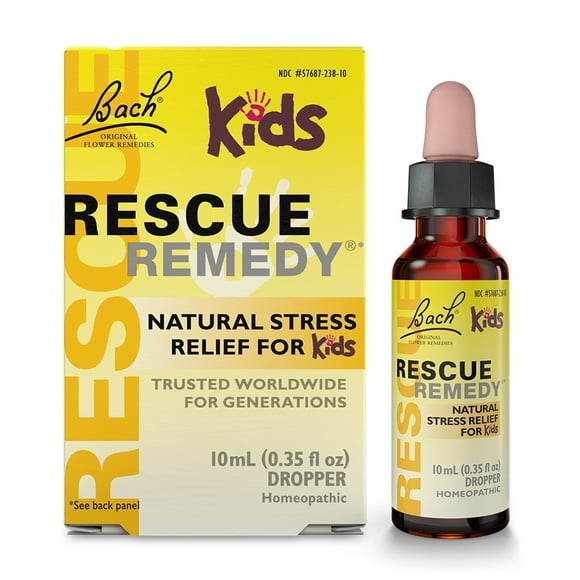 Bach - Remède de Secours pour Enfants Naturel Anti-Stress - 10 ml.