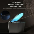 thumbnail image 4 of WinZo Smart Toilet with Bidet, 17 inch Comfort Seat Height, Auto Open/Close Foot Kick Flush Heated Seat, LED Night Light, 1.28 GPF Multiple Cleaning Modes (Matte Grey), 4 of 7