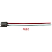 Performance Master HEI Distributor & Spark Plug Wires & FREE Pigtail Wire Harness Combo Kit for Chevy SBC 350 BBC 454 65k coil 7500RPM DD-SBC-HEI-V8 850001R