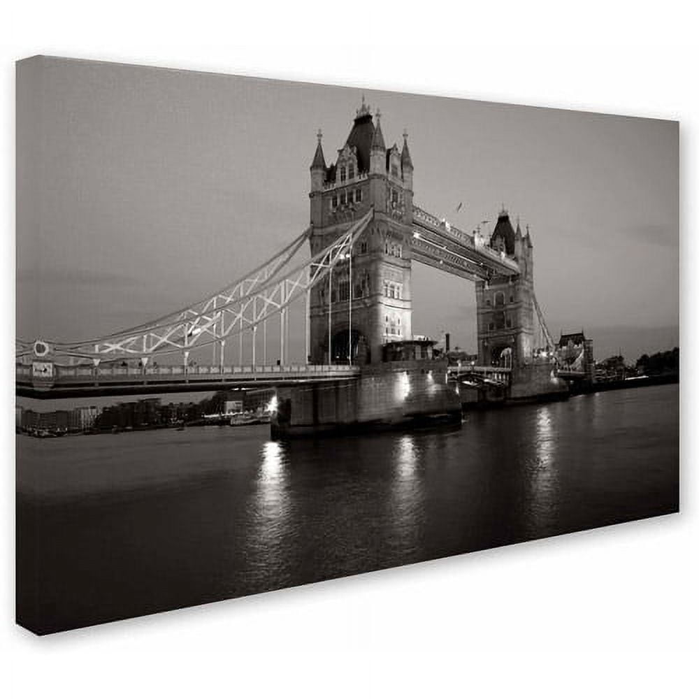 Trademark Fine Art "Tower Bridge I" Canvas Art by Chris Bliss