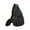 🍒 Black_Base#6775, variant on Canvas Crossbody Chest Bag Sling Backpack for Men and Women Hiking Travel