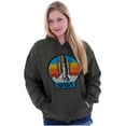 thumbnail image 3 of Retro NASA Worm Logo Rocket Launch Hoodie Sweatshirt Women Men Brisco Brands S, 3 of 6