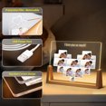 thumbnail image 6 of Cheapark Personalized Photo Acrylic Night Light - Warm LED Decorative Lamp Gift Wedding Anniversary Birthday Valentine's Day Gif t For Couples Home, 6 of 8