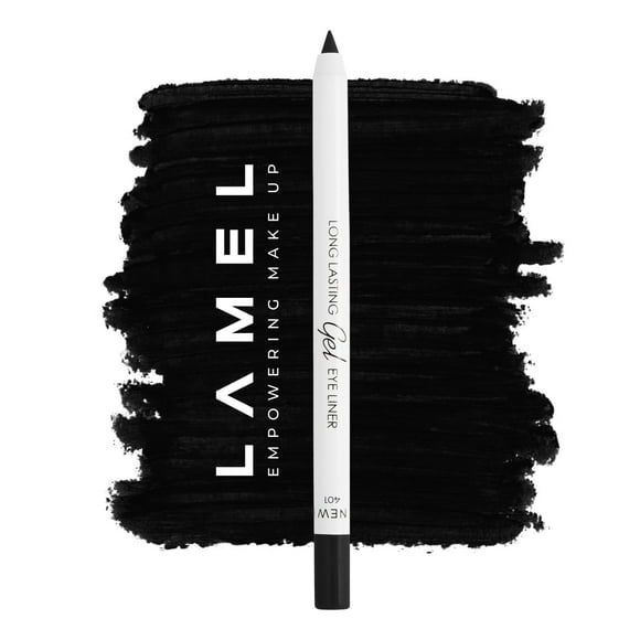 Lamel Black Eyeliner Lápiz delineador de ojos en gel de larga duración Delineador de ojos impermeable Delineador de ojos a prueba de manchas Lápiz de ojos cremoso Maquillaje a prueba de sudor Altament