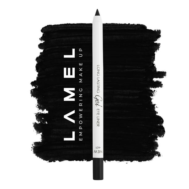 Lamel Black Eyeliner Lápiz delineador de ojos en gel de larga duración Delineador de ojos impermeable Delineador de ojos a prueba de manchas Lápiz de ojos cremoso Maquillaje a prueba de sudor Altament
