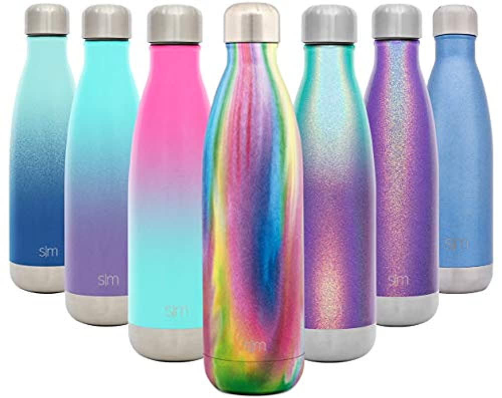 Simple Modern Vacuum Insulated Double-Walled Wave Water Bottle 