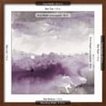 thumbnail image 5 of Art.com Midnight at the Lake II Amethyst and Grey Art Print by Mike Schick, Brown Frame Wall Art, 21" x 21", 5 of 5