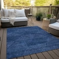 thumbnail image 6 of Addison Rugs Chantille Indoor/Outdoor Transitional Geometric Navy Washable Rectangle Rug, 2'6" x 3'10", 6 of 6