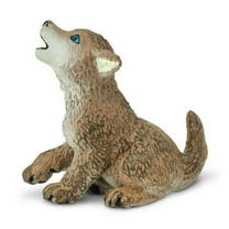 Safari Ltd. Wolf Pup Figurine - Lifelike 1.85" Model Figure - Educational Toy for Boys, Girls, and Kids Ages 1 