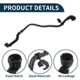 thumbnail image 4 of Manguera del radiador Unique Bargains Manguera de calefacción del radiador Manguera de salida del radiador No.T2H30413 para Jaguar XE 2016-2020 Tubo de refrigerante de plástico Negro 1 Pc, 4 of 6