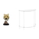 thumbnail image 1 of Escultura moderna de cabeza de tigre en acrílico. Figura decorativa de animal para sala de estar, entrada, estantería, mesa, pasillo o mesita auxiliar, 1 of 8