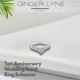 thumbnail image 2 of Anniversary Wedding Band Ring for Women Ring Enhancer Sterling Silver Ginger Lyne Collection, 2 of 6