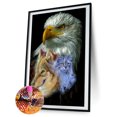 thumbnail image 2 of Cuadros Decorativos Kit de pintura de diamante 5D Águila Taladro redondo completo DIY Arte de la pared Artesanía (X400) Likrtyny embutido en tela, 2 of 9