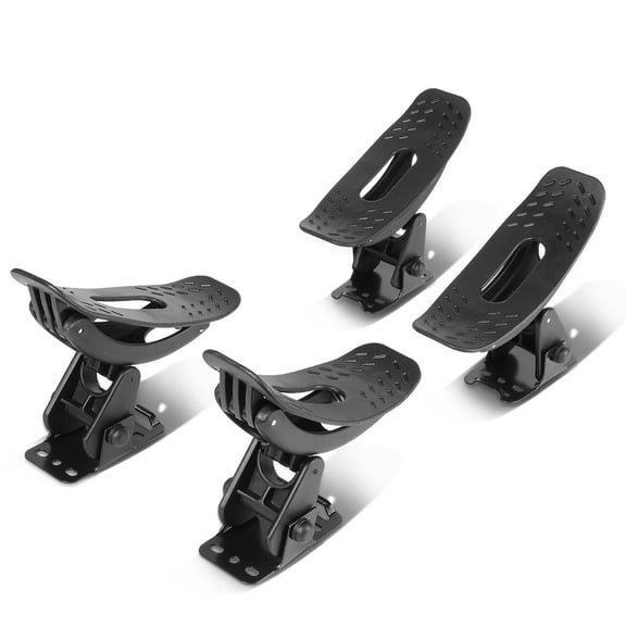 DNA Motoring 4Pcs Universal Adjustable Saddle Kayak Roof Top Crossbar Mount Rack Carrier Boat Canoe Snowboard