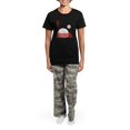 thumbnail image 4 of CafePress - Mochi Love Women's Dark Pajamas - Women's Short Sleeve Print T-Shirt and Pants Dark Cotton Pajama Set, 4 of 7