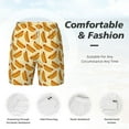 thumbnail image 5 of Lsque Mens Swim Trunks Hot Dog 3 Pattern - Bathing Suit Compression Liner - Beach Swim Shorts Swimwear - (S-3XL) - Stretch Quick Dry -Small, 5 of 9