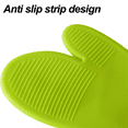 thumbnail image 3 of Thickened Mini Silicone Oven Mitts Heat Resistant, Rubber Oven Mitt Gloves, Finger Pinch Grips, Pot Holder, Silicone Potholder for Kitchen Cooking & Baking - Green, 3 of 5