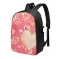 thumbnail image 1 of YFYANG 17" Laptop Backpack, Pink Romantic Love Fashion Travel Work Backpack with USB and Headphone Cable Interface for Men and Women, 1 of 8