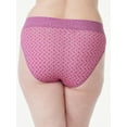 thumbnail image 4 of Joyspun Women's Modal and Lace Hi Cut Panties, 3-Pack, Sizes to 3XL, 4 of 5