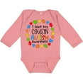 thumbnail image 3 of Inktastic I Love My Cousin Autism Awareness Boys or Girls Long Sleeve Baby Bodysuit, 3 of 5