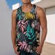 thumbnail image 1 of Camiseta sin mangas de cuello redondo para hombre, ropa deportiva para el hogar, pijamas, camiseta de color liso, blusa deportiva de poliéster para hombre, 1 of 5