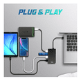 thumbnail image 4 of Conector Múltiple Belug Usb 3.0 De 4 Puertos negro, 4 of 4