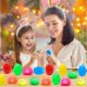 thumbnail image 3 of Huevos de Pascua jumbo PIONJOY de 8 piezas con juguetes LED luminosos, 3 of 8