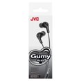 thumbnail image 2 of JVC Gumy in Ear Earbuds Auriculares con Paquete de Papel, Sonido Potente, Ajuste cómodo y Seguro, Piezas de Silicona S/M/L - HAFX7BN (Negro), 2 of 5