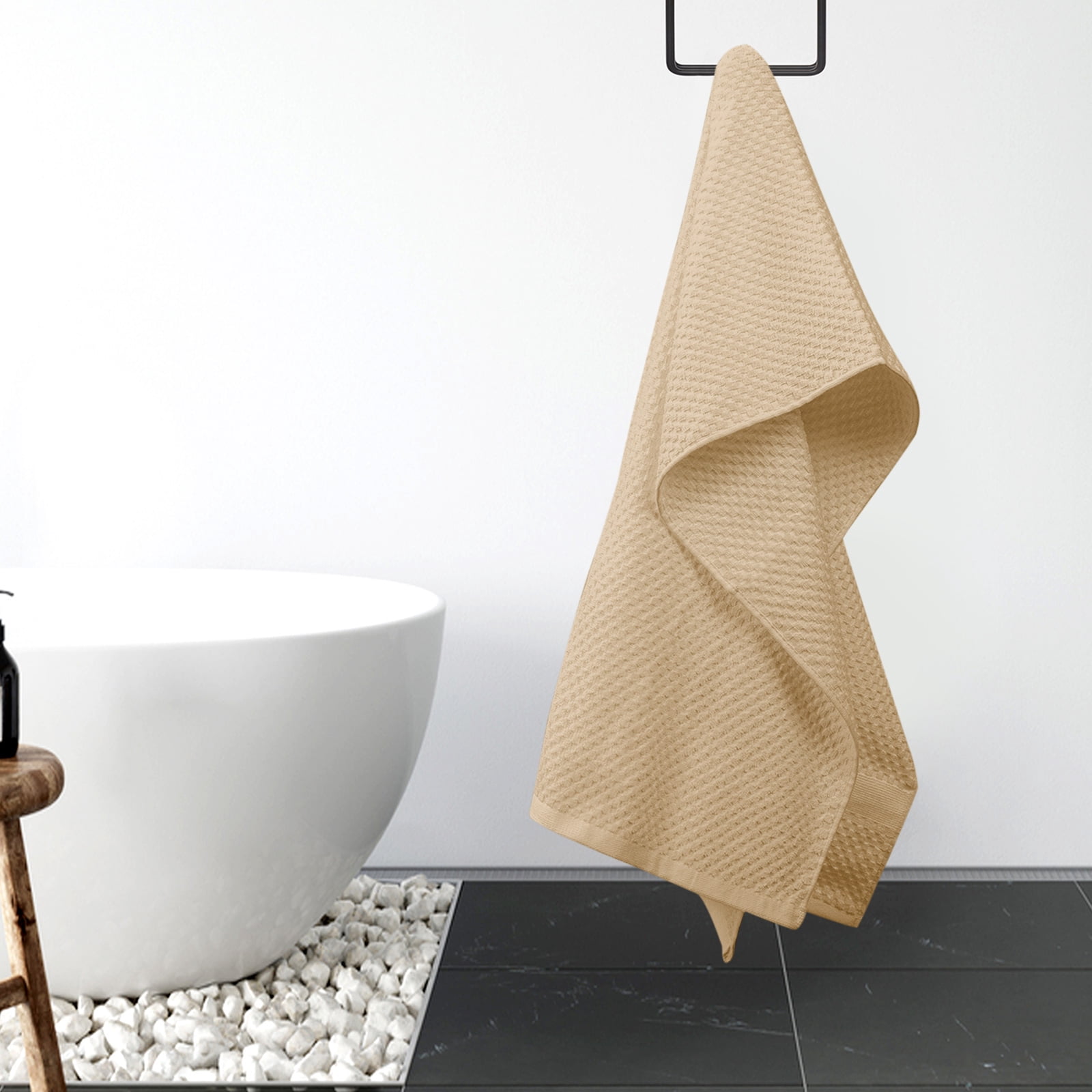 Kingrest 100% Cotton Bath Towel Sets of 2 Pieces, 2 Bath Towel, Highly Absorbent Towels for Bathroom, Gym, Hotel