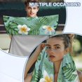 thumbnail image 6 of Kuiaobaty Plumeria Monstera Print Car Seat Cover Towels with Storage Bag Soft Breathable Car Seat Covers for Front Seats Multi-Purpose Sweat Towel, 60 x 33 Inch, 6 of 7
