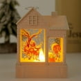 thumbnail image 5 of Vintage Christmas Mini Lantern Battery Powered - LED Simulation Flame Christmas Tree Decor, Ideal Christmas Gift for Home Living Room Bedroom Holiday Decorations, 5 of 6