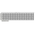 thumbnail image 3 of Ambesonne Aztec Fabric by the Yard Upholstery, Monochrome Mexican, 5 Yards, Charcoal Grey and White, 3 of 5