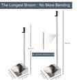 thumbnail image 2 of Dustpan MuLing de acero inoxidable con mango largo con dientes, 2 of 9
