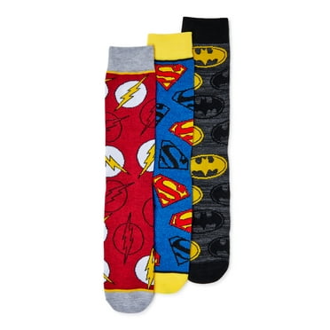 Justice League Men's Socks, 3-Pack