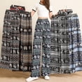 thumbnail image 4 of Ana Women Thin Comfortable Yoga Elephant Pants Floor Floor Wide Leg Pants Beach Pant, 4 of 4