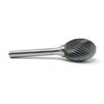 thumbnail image 5 of HELONGCO Single Cut Oval Shape 3/4" x 1" Carbide Burr Bit, SE7S, 1 Piece, 5 of 6