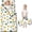Tractor and Trees White Pattern, variant on Tractor and Cows Blue Pattern Teens Toddler Nap Mat with Pillow, Sleeping Mat Bag for Preschool Daycare 59"x22"