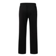 thumbnail image 6 of Mens Casual Pants Slacks for Men Men's Casual Pants Solid Color Comfortable Flat Front Trousers for Business and Daily Wear, 6 of 9