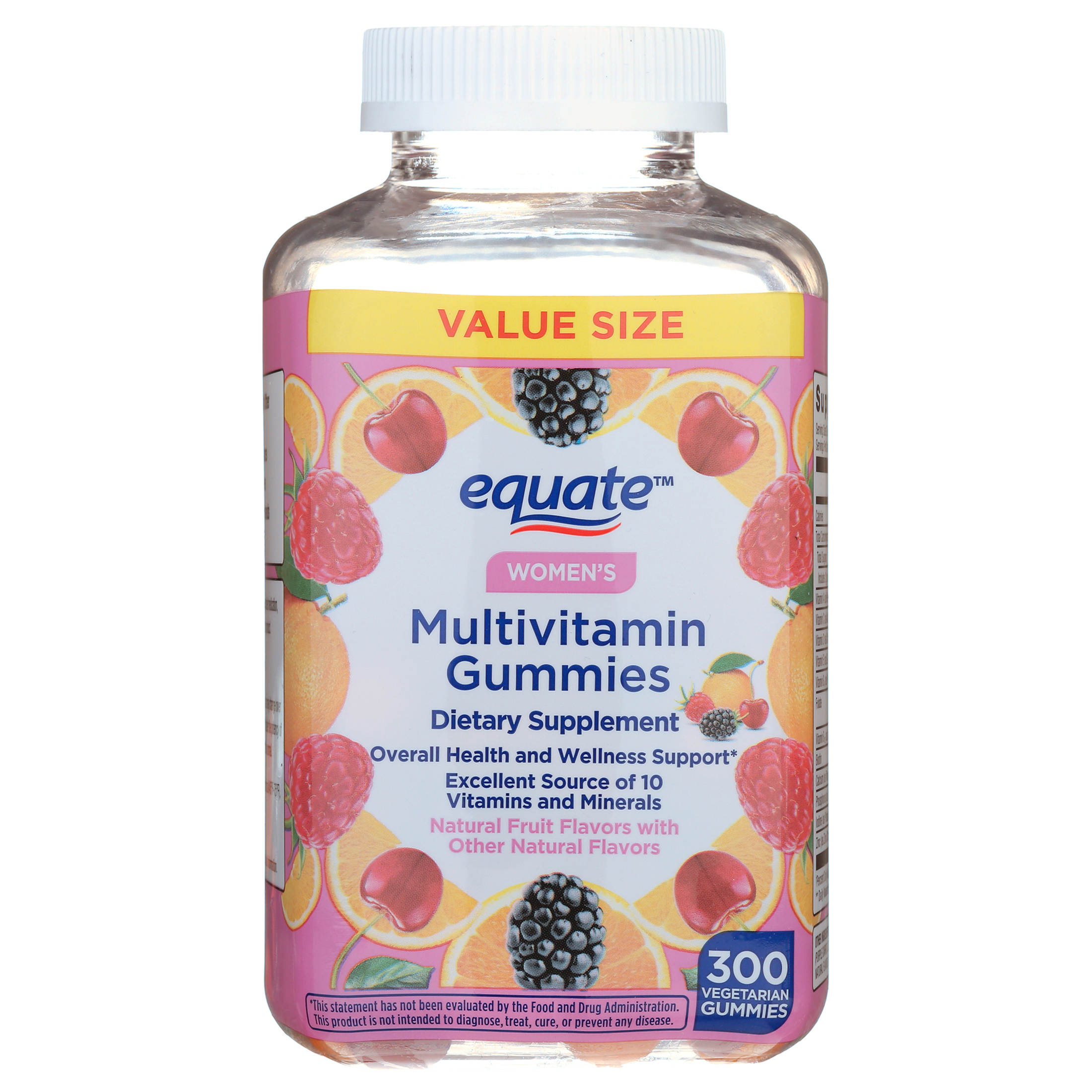 Equate Women's Multivitamin Gummies, 300 Count photo 2