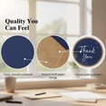 thumbnail image 3 of 100 Pack Thank You Cards With Envelopes Bulk Set & Stickers - 4x6 inch Blank Thank You Notes Bulk Box Set - Large Note Card Small Business, Wedding, Baby Shower & Bridal Shower - Navy Blue, 3 of 7