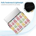 thumbnail image 2 of FORMRS 15"-15.6" Laptop Sleeve Protective Case Soft Carrying Quilted Computer Bag Cover, Gummy Bear Pattern, 2 of 7