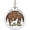 E, variant on OADUKQ Nativity Ornament, Boxwood Carved Christmas Tree Ornament, Christmas Tree Mantel Gift, Three Camels, 3.7 X 3.27 in