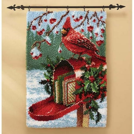 craftways holiday mail latch hook kit walmart com christmas latch hook kits