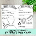 thumbnail image 2 of Fathers Day Gifts Clearance! Fill In Blank Father'S Day Card Father'S Day Blank Filling Card Father'S Day Gift, 2 of 9