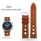 thumbnail image 3 of T91 Pulsera de alta calidad con hebilla de pasador de plata PRS516 T044 Correa de reloj de cuero genuino italiano marrón y negro de 18 mm, 20 mm, 22 mm y 24 mm, 3 of 5