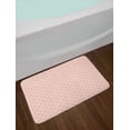 thumbnail image 2 of Vintage Bath Mat, Ornamental Patterns Motifs Strokes and Dots Curves Swirls Victorian Antique, Plush Bathroom Decor Mat with Non Slip Backing, 29.5" X 17.5", Blush and White, by Ambesonne, 2 of 2